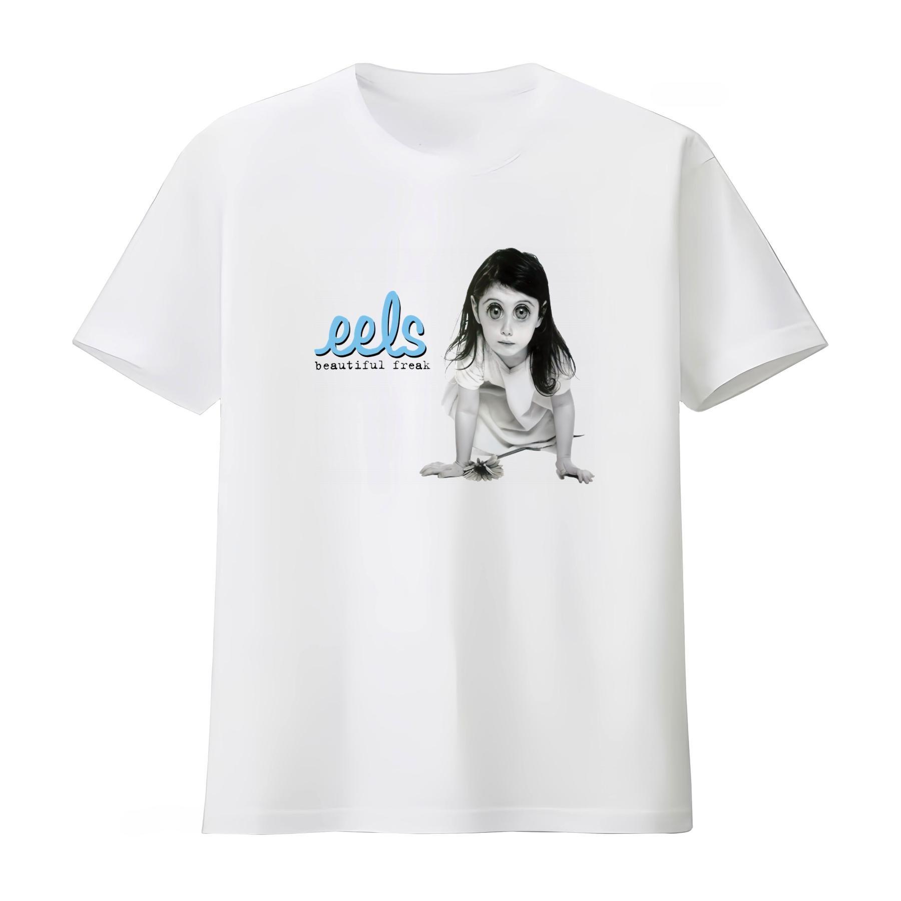 Eels Beautiful Freak Cotton T Shirt AR195 Vintage Slightly Designer Clothes Versatile Comfortable Unisex Women 2026 Summer T Shirt S