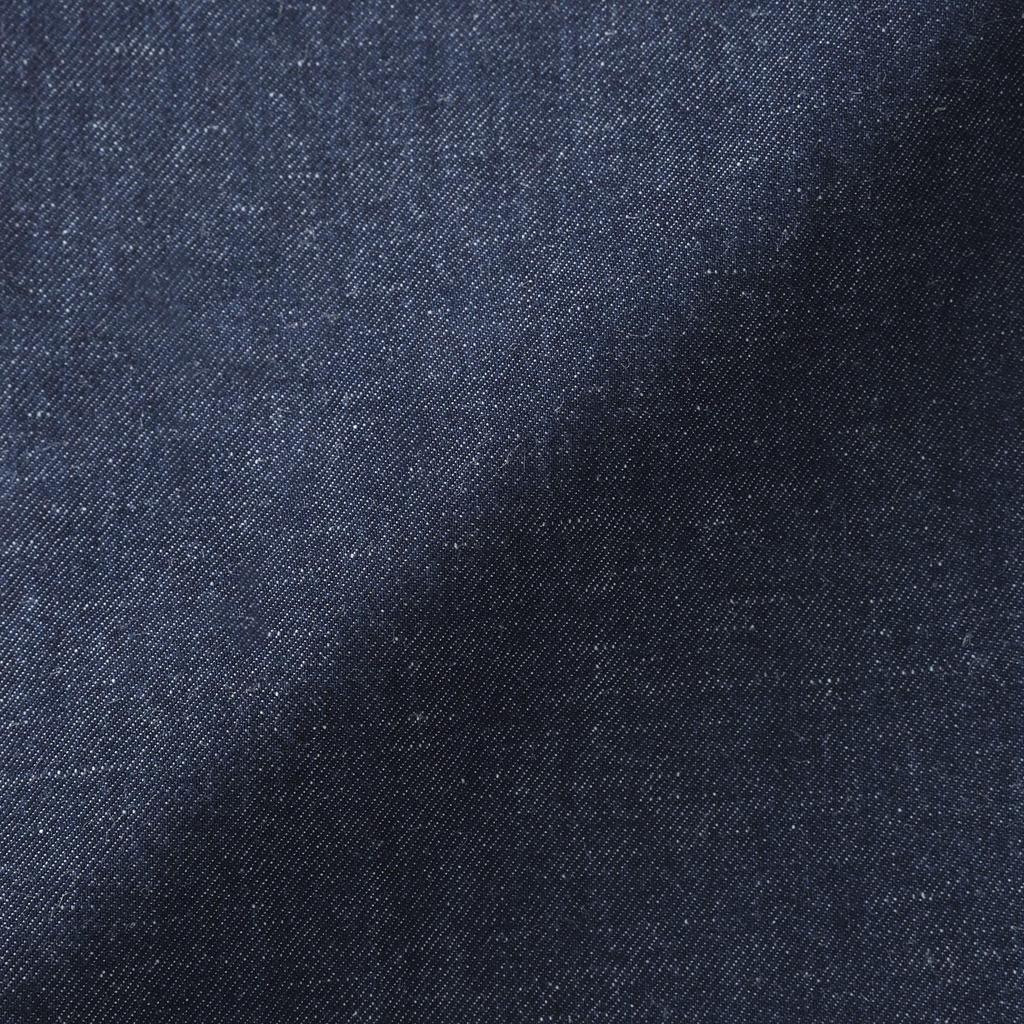 MUJI Women's Cotton Linen Denim Easy Wide Pants, Dark Navy, Size XL, BE1WDA5S