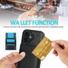 Portefeuille en Cuir avec Porte-Cartes Support Coque de Téléphone pour IPhone 17 Air 16 Pro Max 15 14 Plus 13 12 11 X XS XR 8 7 Housse de Protection