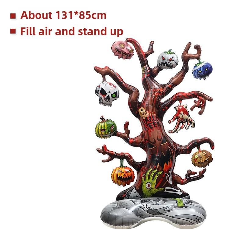 4D Kürbis Folienballon für Halloween Thanksgiving Party Dekoration Mehrfarbig Langlebig Innen Außen Für Geburtstagsfeier