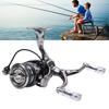 Fishing Reel with Carbon Rock Arm Stainless Steel Bearing 4KG Brake 5.2:1 Gear Ratio Double Handle IS1 1500