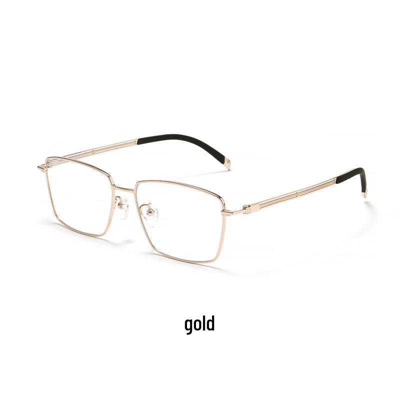 

Сверхлегкая титановая квадратная мужская оптическая оправа для очков J70013