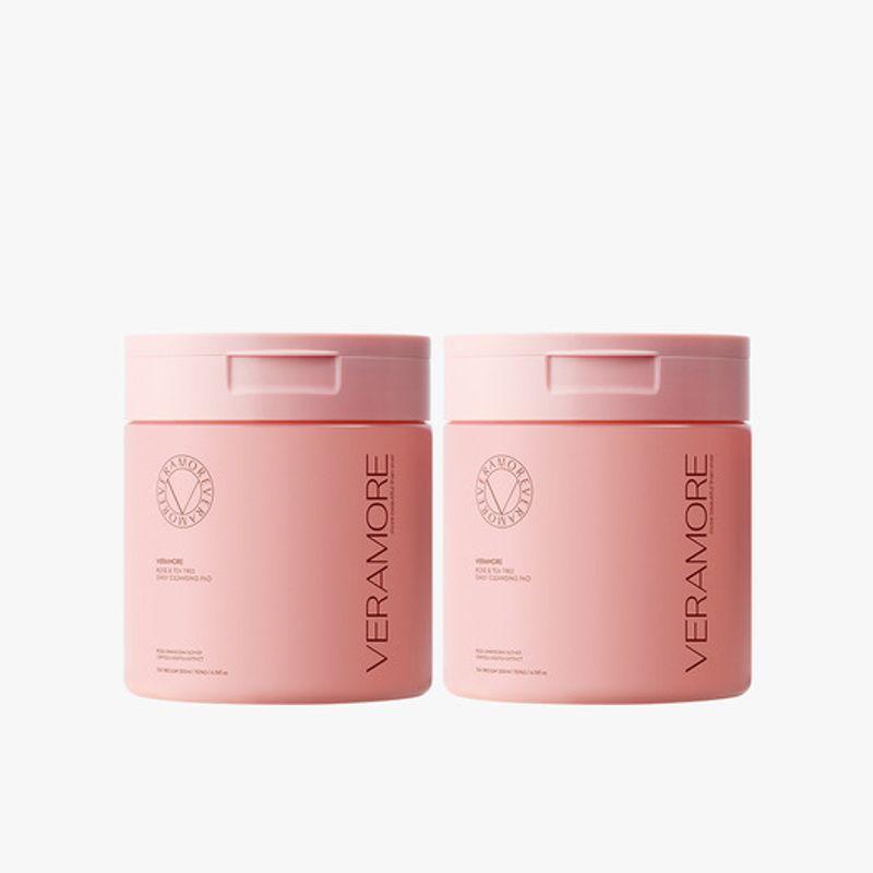VERAMORE [SET] Rose & Tea Tree Daily Cleansing Pad x 2 (140 sheets)