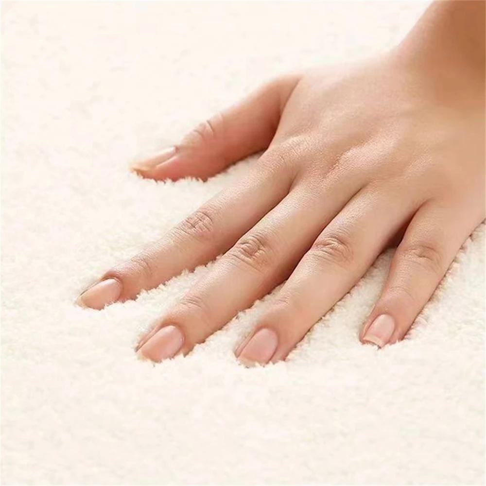 Home Decoration Imitation Cashmere Floor Mat Thickened Absorbent Foot Mat Entrance Bedside Blanket Plush Christmas Tree Carpet
