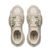 Li Ning Cushioning Slip Resistant Abrasion Resistant Support Height Increasing Low top Casual Shoes Women's Gray AGCW006-3