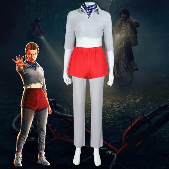1 sada Jedenáct Cosplay kostýmů Ženy Top Šála Šortky Punčocháče Set Halloweenské Cosplay oblečení pro dívky Kostýmové večírky Setkání fanoušků Focení