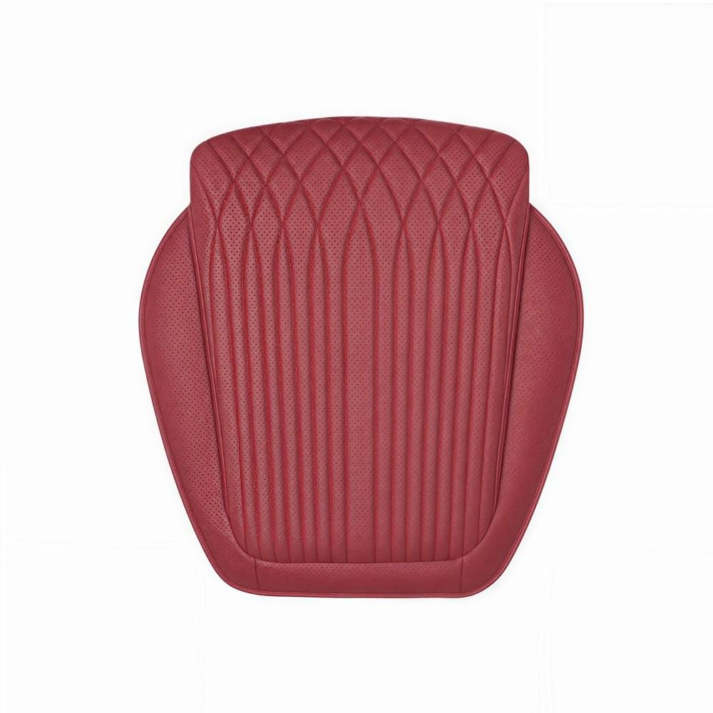 Breathable Car Seat Pad Nappa Leather Four Seasons Cushion Auto Universal