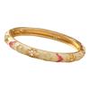 Chinese Style Vintage Cloisonne Bangle Enamel Women's Hand Bracelet Hollow Out Flower Bangle  Girls
