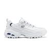 Skechers DLites 1.0 Panda Shoes Classic Versatile Thick Sole Casual Soft Bottom Cushioning Retro Campus Style Men Sneaker White 52676-WNV
