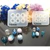 2 Pieces DIY Silicone Round Bead Resin Earring Jewelery Making Moulds Craft