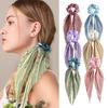 New Style Handmade Crease Large Intestine Hair Ring Retro Ribbon For Women Ponytail Hair Ring Rope Hair Accessory