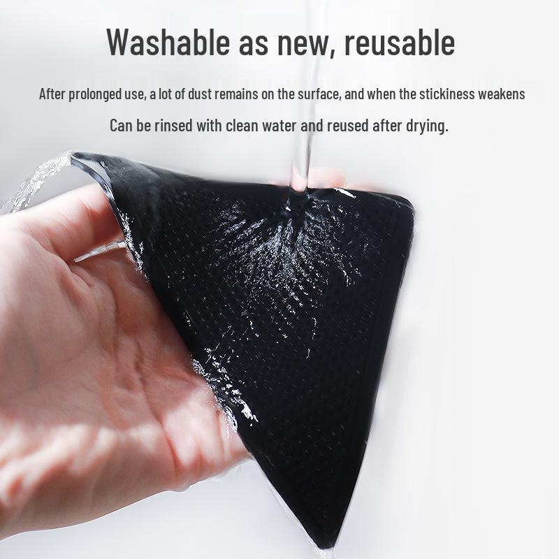 Trapezoidal Anti-Slip Carpet Stickers - Washable, No Residue, Triangular Adhesive