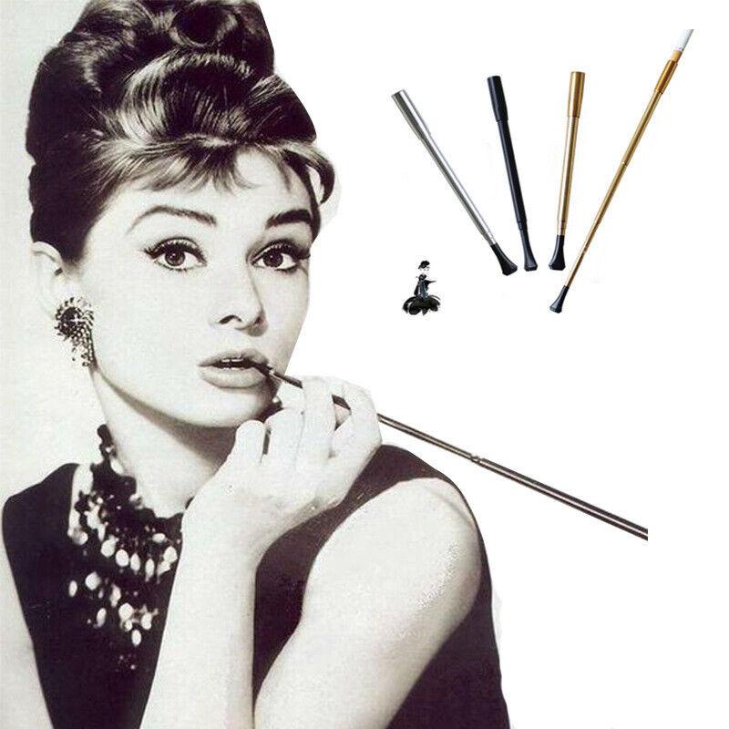 Retro Filter Smoking Pipes Telescopic Long Rod Photo Perform Prop Mouthpiece Cigaret Cosplay Simple Paragraph Cigarette Holder