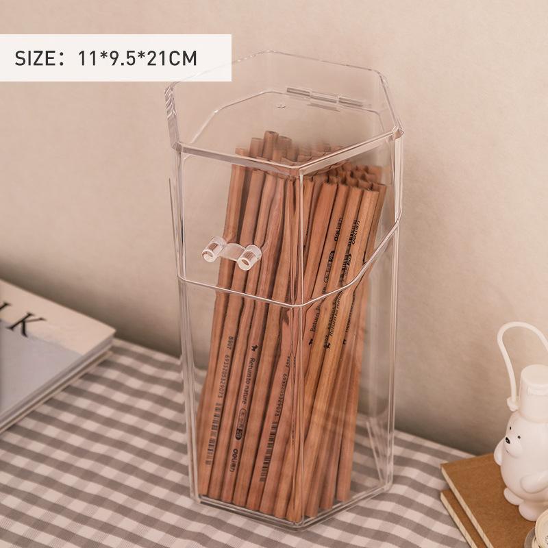 

Настольный органайзер для домашнего офиса, ящик для хранения, акриловый прозрачный многофункциональный держатель для ручек, водонепроницаемый пыленепроницаемый держатель для канцелярских принадлежностей алмаз