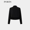 Ports Women's Ruffled Wool Short Jacket