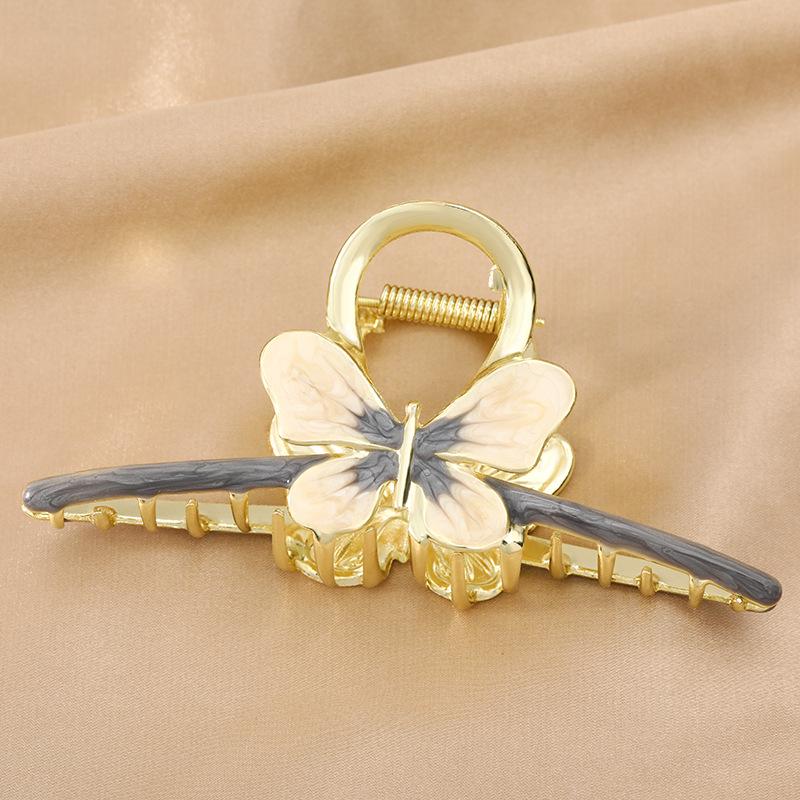 Elegante 2022 Tulpen-Schmetterlings-Haarklammer für Frauen - Temperamentvolle Hai-Haarspange