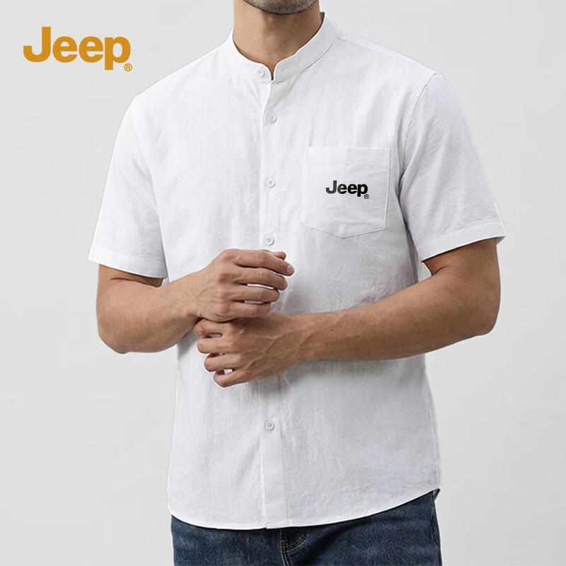 JEEP Men s Summer Short-Sleeve Henley Shirt 2XL