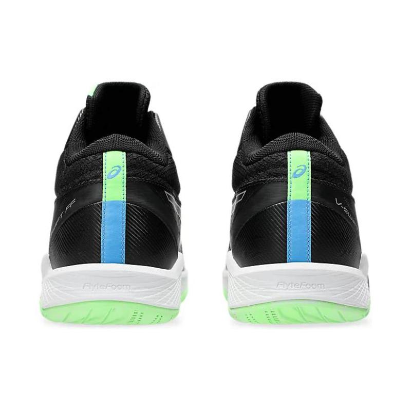 Asics V-SWIFT FF MT 4 Durable Breathable Mid-Top Training Shoes Unisex Black Green Sneakers 1053A064-001