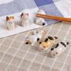 Ceramic Cute Kitten Chopsticks Holder Ceramic Painted Kitten Frog Ornament Chopsticks Holder