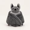 Halloween Bat Plush Toy17.7Inch Black Bat Stuffed Animal Cute Flying Fox Plush Toy Soft Gothic Style Decorative Gift