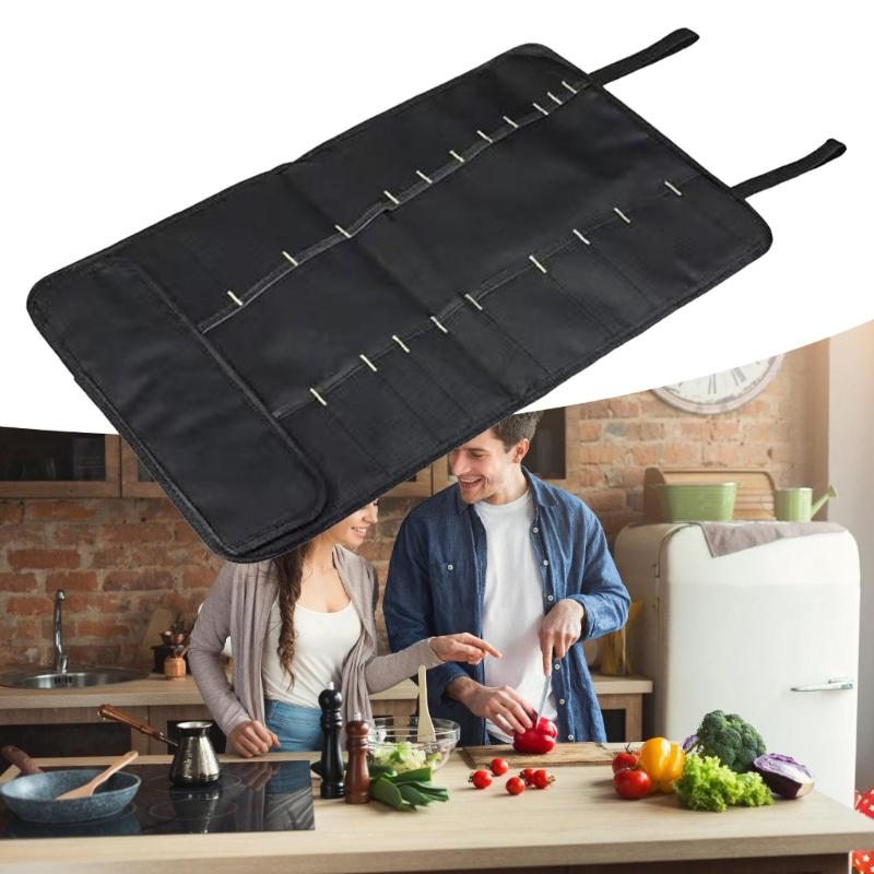 Roll Up Tool Bag Portable Folding Tool Storage Bag Folding Repair Wrench Multifunctional Case Holder Pocket Bag