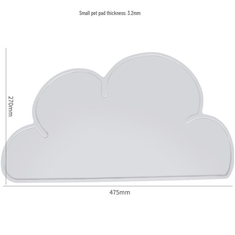 

Водонепроницаемый Нескользящий Силиконовый Коврик для Корма для Домашних Животных - Моющийся и Легко Чистящийся