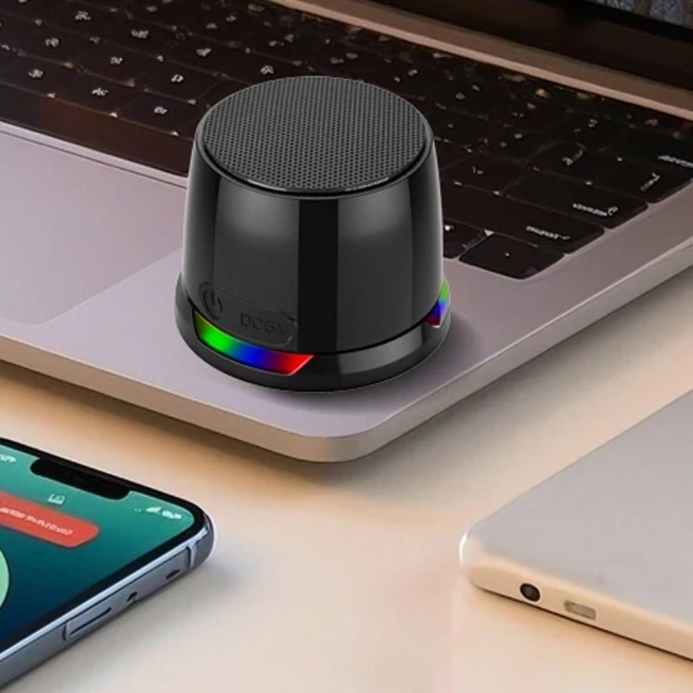 Deep Bass RGB Light Speaker Anti Lost Portable Sound Box Magnetic Mini Speaker  PC Tablet Use