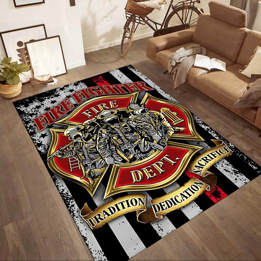 Haz-mat Skull And Axes Floor Mats for Living Room, Bedroom and Room Decoration Are Suitable for Gifts.