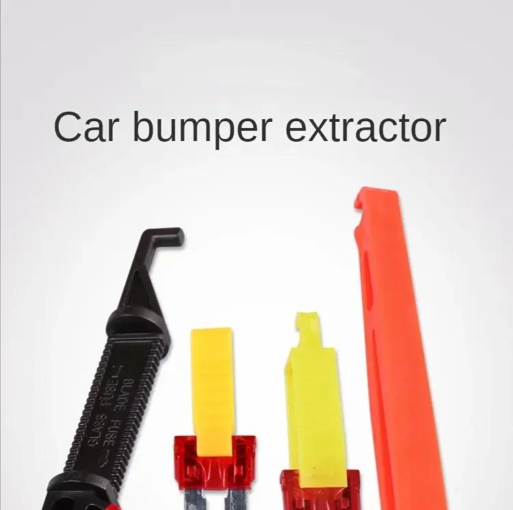 4Pcs Micro Car Fuse Puller Clip Plastic Plier Tweezers Installation Tool Fuse Extractor Plug-in Pull-out Tweezers Tool Accessori