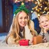 Batteriebetriebenes leuchtendes Weihnachtskopfstück Leuchtende Haardekoration für Nachtpartys Familienfeiern