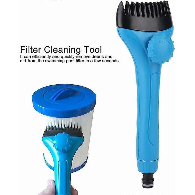 Swimming Pool Paper Filter, Mini Portable Pool Filter Cleaner Robotic Clean Brush Cleaning Accessories with Bluetooth Massive Cartridge Filters