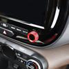 2PCS Radio Switch Volume Adjustment Knob Trim Cover Ring for Kia Soul -2025