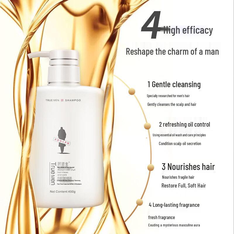 Adolph Tea Tree Essential Oil Men's Shampoo