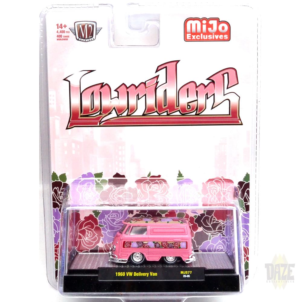 M2 Machines 1/64 MiJo EXCLUSIVE - ФУРГОН VW 1960 - LOW RIDERS золотой