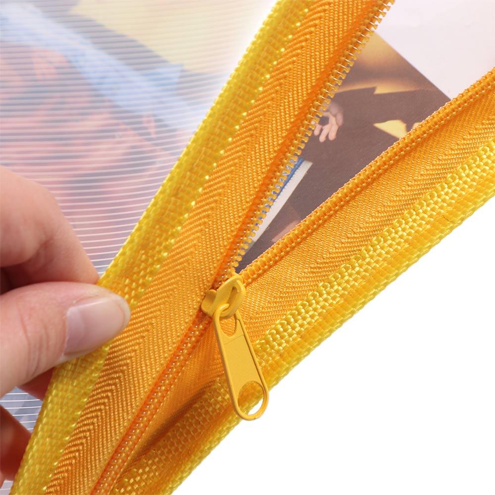 Pocket Textbook Stationery File Bag Folders Zipper Storage Bag Test Paper Folder Paper Organizer