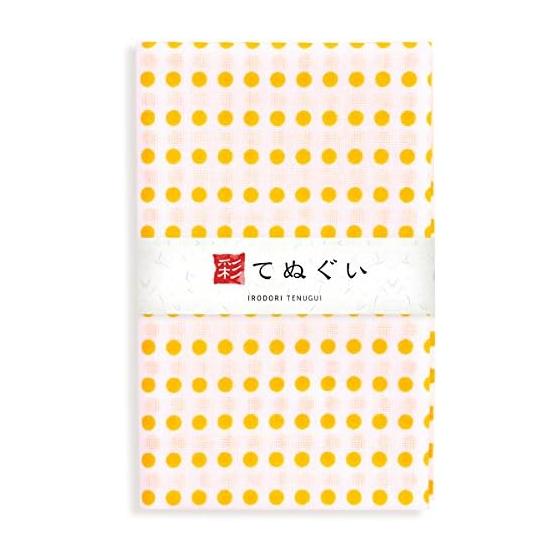 Tenugui (KOMESICHI) Komon Tenugui Mameshibori A Set, Cut Edges, 3-Piece Set, 33x90cm, 33x88cm, 100% Cotton, Japan