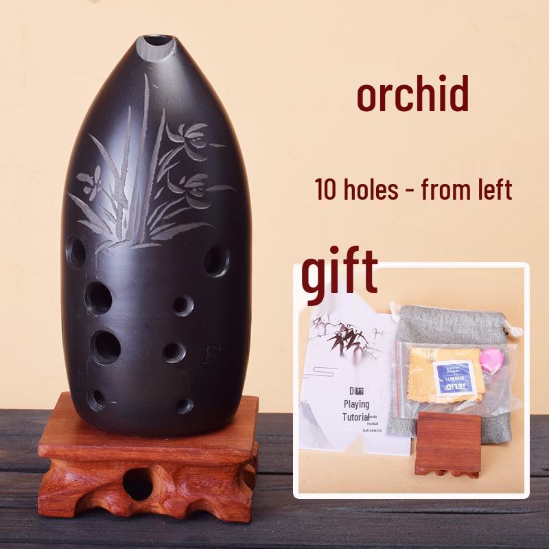 Exquisite Beginner & Professional Ceramic Xundi: Ten-Hole & Eight-Hole Traditional Instrument for Children's Introduction to National Music