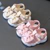 Sandały dziewczęce letnie 0-3 letnie dziecięce buty dziecięce Baotou antypoślizgowe miękkie podeszwy odzież domowa sandały dziecięce