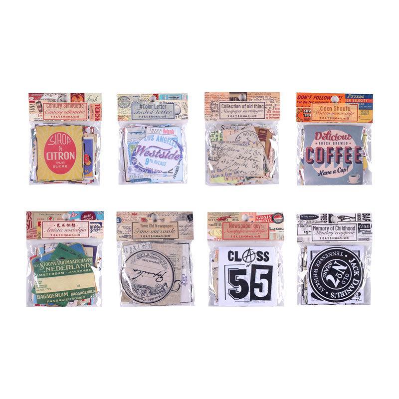 Joyful Years Retro Art Style Children's Notebook Sticker Pack