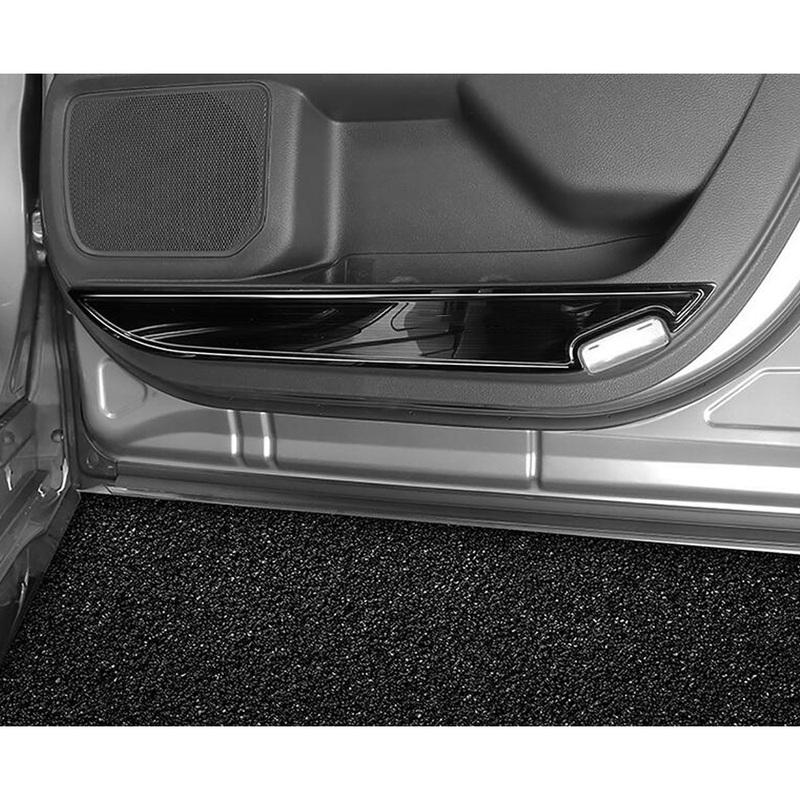 Stainless Steel Car Inner Door Anti-Kick Board Panel Cover Accessories Decoration Stickers For Toyota Sienna