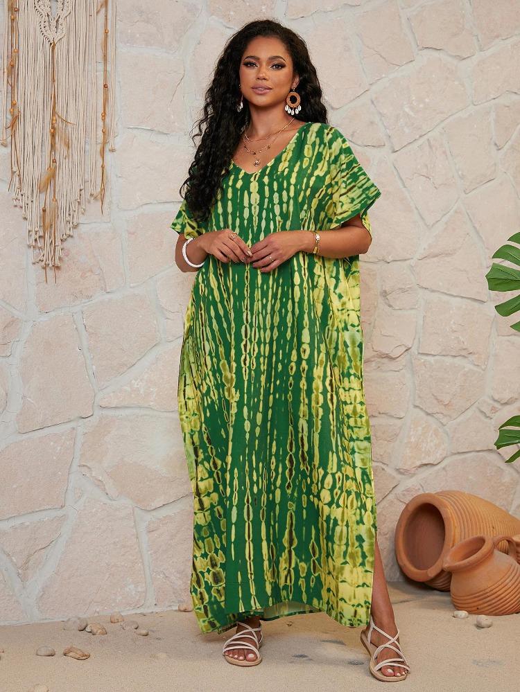 Quick Dry Large Size Beach Cover Up Loose European American Style Robe