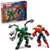 LEGO Marvel Spider-Man vs. Doc Ock Mech-Anzug Kampfspielzeug, Geburtstagsgeschenk, Pädagogische Bausteine, für Jungen und Mädchen, Alter 6, 7, 8 und 9, Marvel G