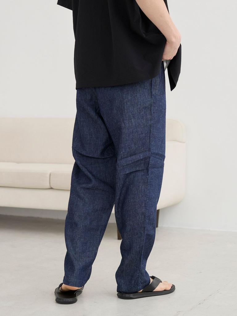 Coleman (Coleman) Cotton-Linen Denim Pants, COBALT (75), Size S (Web Exclusive), 75404030393 7530