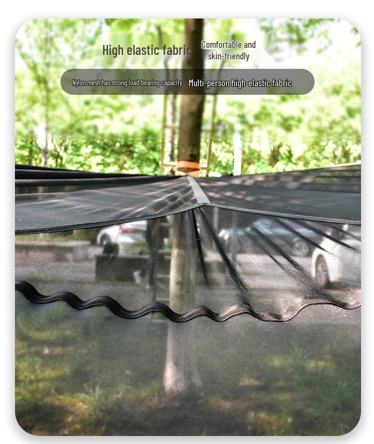 Multi-Person Aerial Tree Tent: Anti-Roll Mesh Outdoor Hammock Swing for Camping