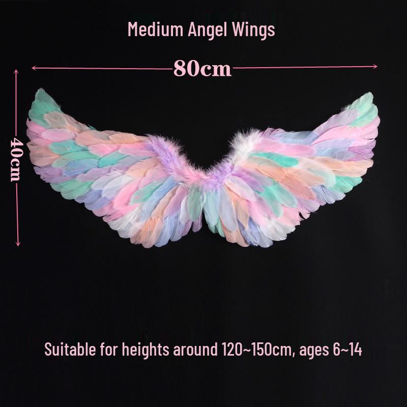 Angel Feather Wings Cosplay Props for Children & Adults - Ideal for Halloween & Parties