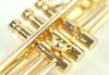 SUNRISE SOUND HOUSE Miniature Musical Instrument Trumpet 1/12 Gold