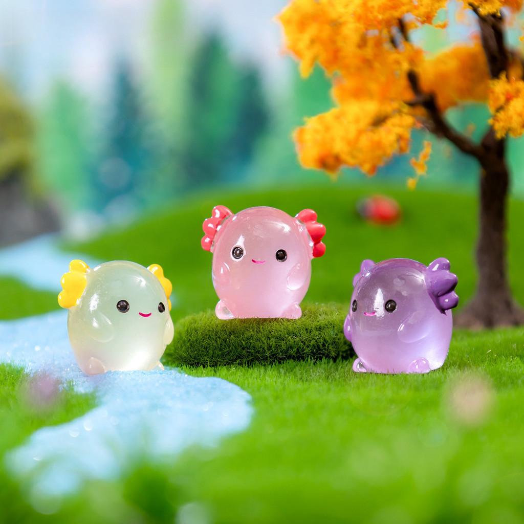 Colorful Resin Cute Chubby Hexagonal Dragon Figurines For Diy Garden Projects