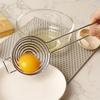 Stainless Steel Egg Colander Egg Separator Kitchen Baking Egg Beater Filter Colander Tool