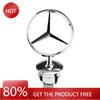 TKZUS1 New 80% 1pc 44mm Mercedes Benz Engine Hood Logo for Mercedes Benz E S W202 W203 W204 W208 W210 W220 W221