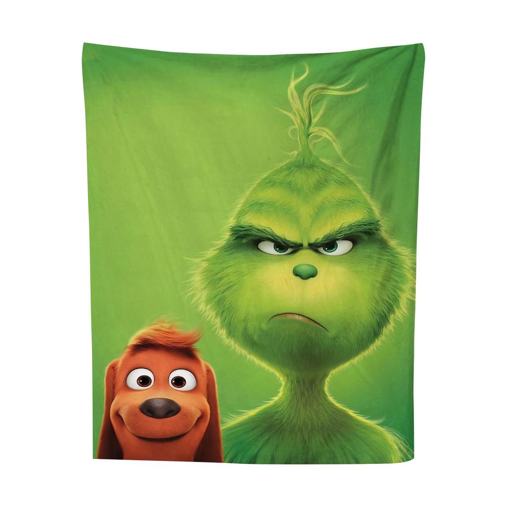 Vaskeklutteppe Grønt Teppe Julegave Hjem Sofatrekk Teppe Feriedekorasjon Teppe